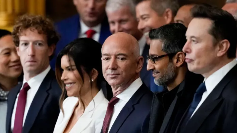  Tarif Impor  Trump Bikin Harta Zuckerberg hingga Jeff Bezos Anjlok
