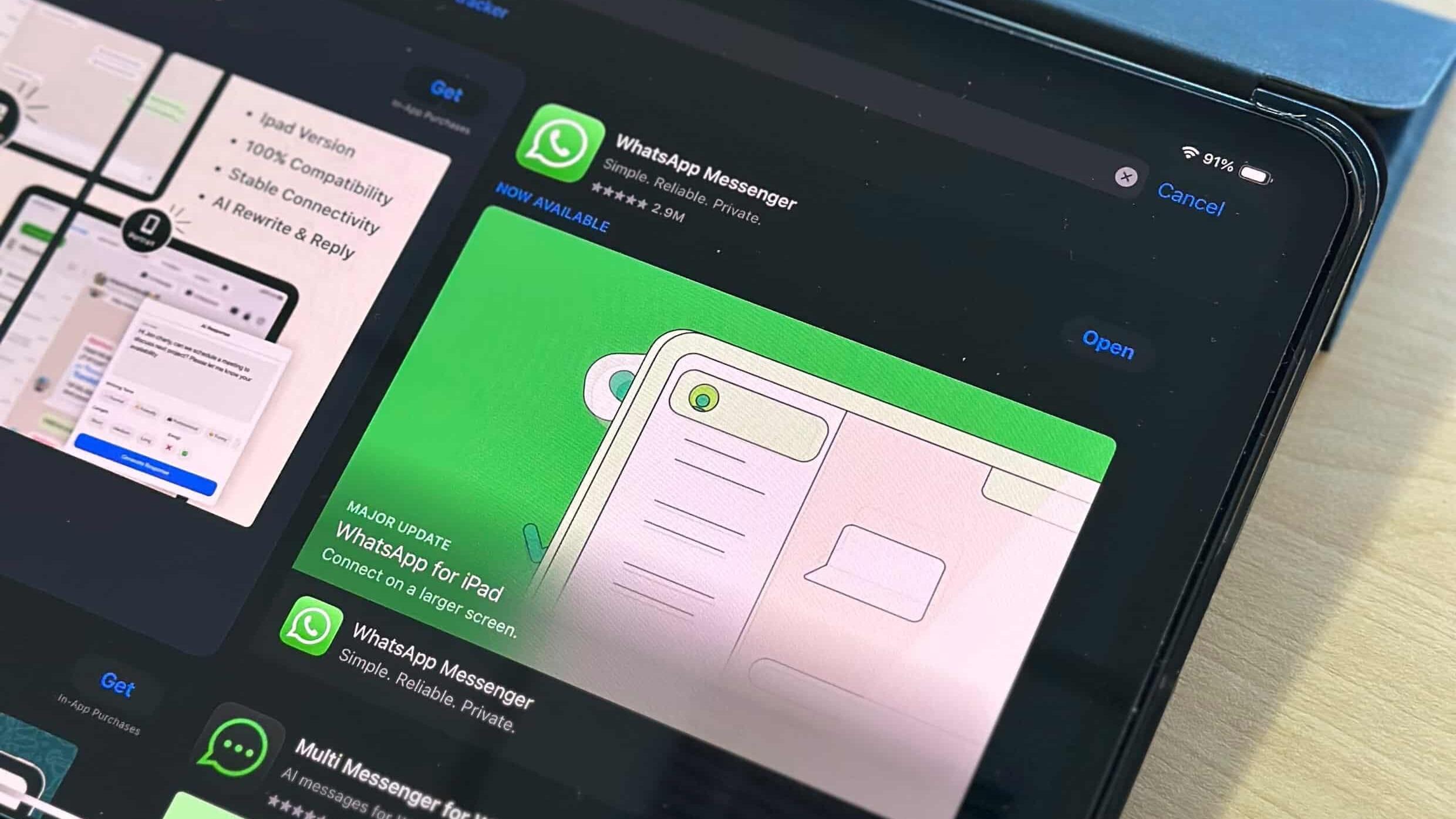 Penantian 15 Tahun Usai, WhatsApp Versi iPad Tersedia di App Store