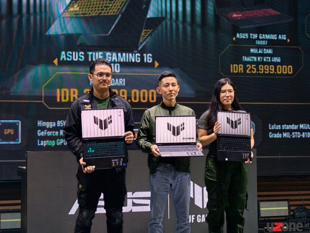 Spesifikasi dan Harga Asus TUF Gaming 16 FX610 di RI, Bawa RTX 5070
