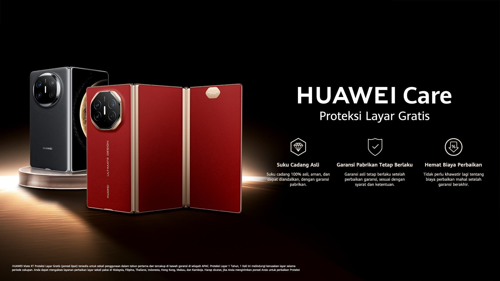 Nyaman Pakai HP Lipat &amp; TWS dengan Garansi HUAWEI Care