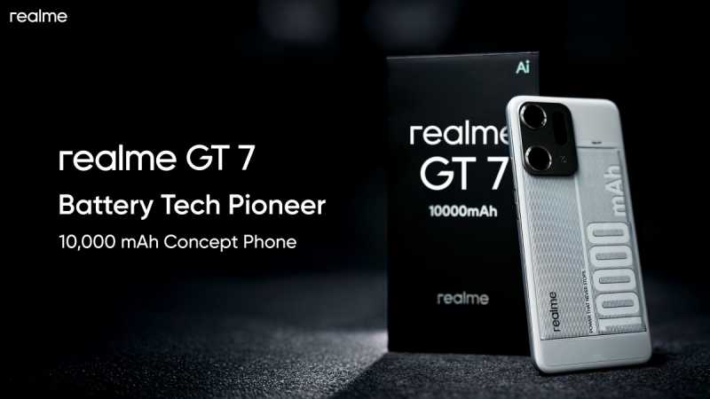 Realme Pamer Ponsel Tipis dengan Baterai Sebesar Powerbank
