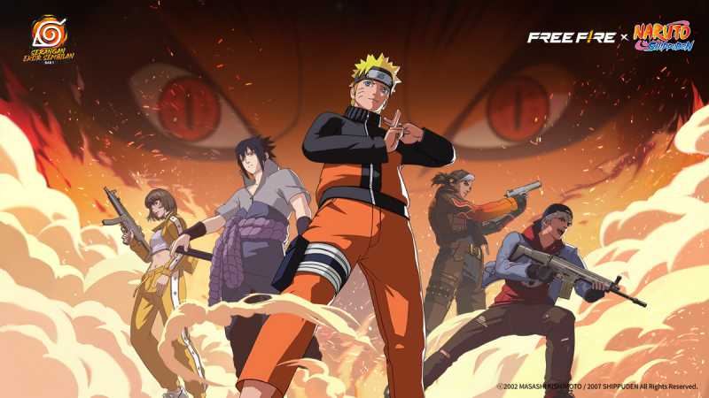 Mulai Besok, Seru-seruan Main Free Fire Tema Naruto Shippuden