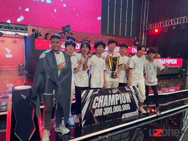 Thorrad berhasil juara FFML S8 (Foto: Budi Haryanto/Uzone.id)
