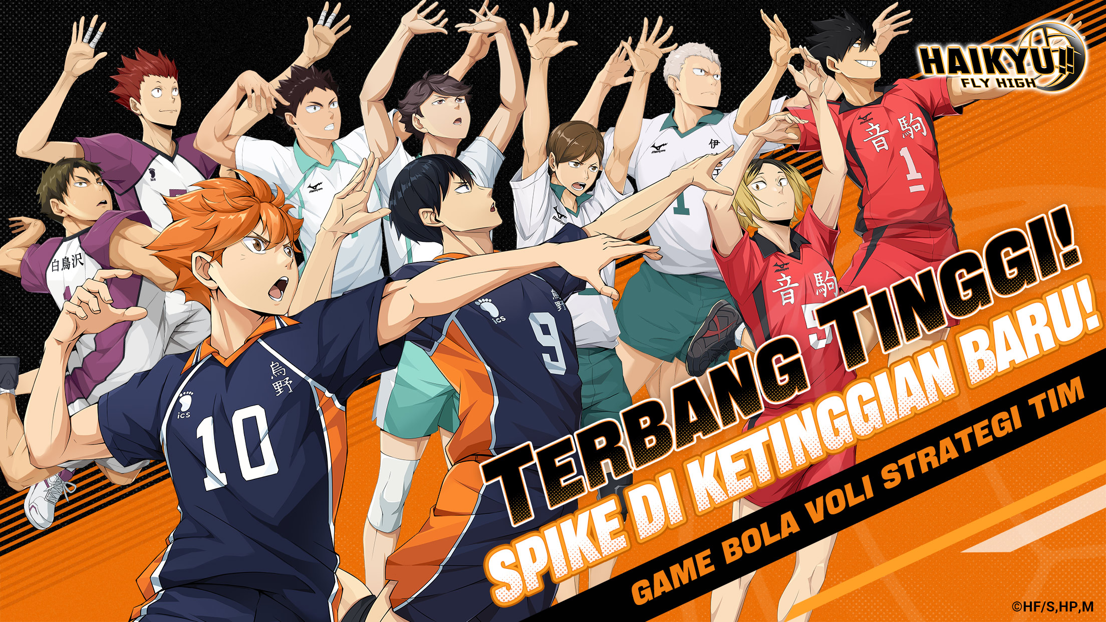 Sensasi Voli dan RPG di Game HAIKYU!! FLY HIGH, Pra-registrasi Dibuka