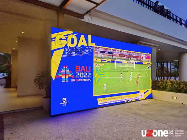 Tim eFootball 2023 Indonesia memenangkan pertandingan (Foto: Muhammad Faisal/Uzone.id)