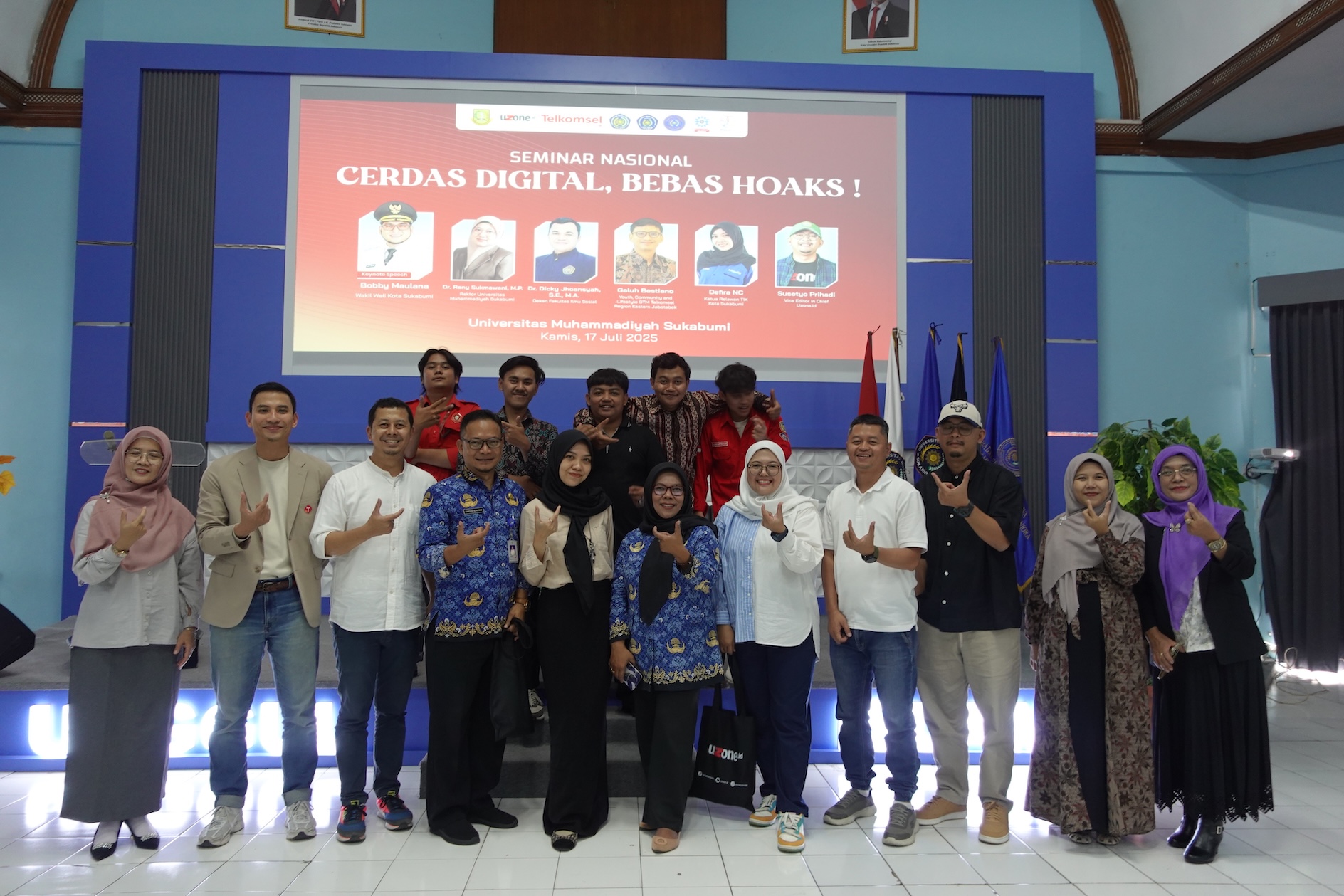 Uzone Ajak Gen Z Sukabumi Lawan Hoaks Lewat Literasi Digital
