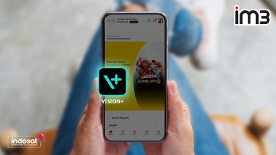 Streaming Makin Gampang Lewat Kolaborasi VISION+ dan Indosat