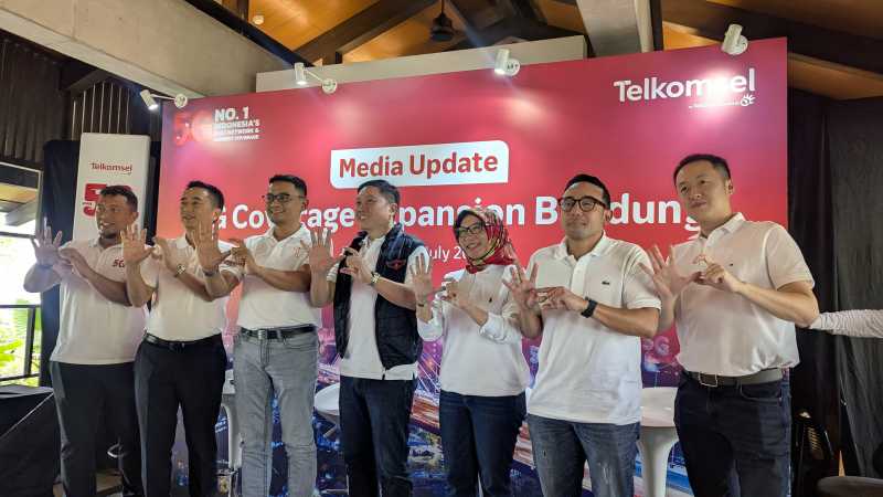 Telkomsel Gelar 5G di Bandung, Berapa Kecepatannya?