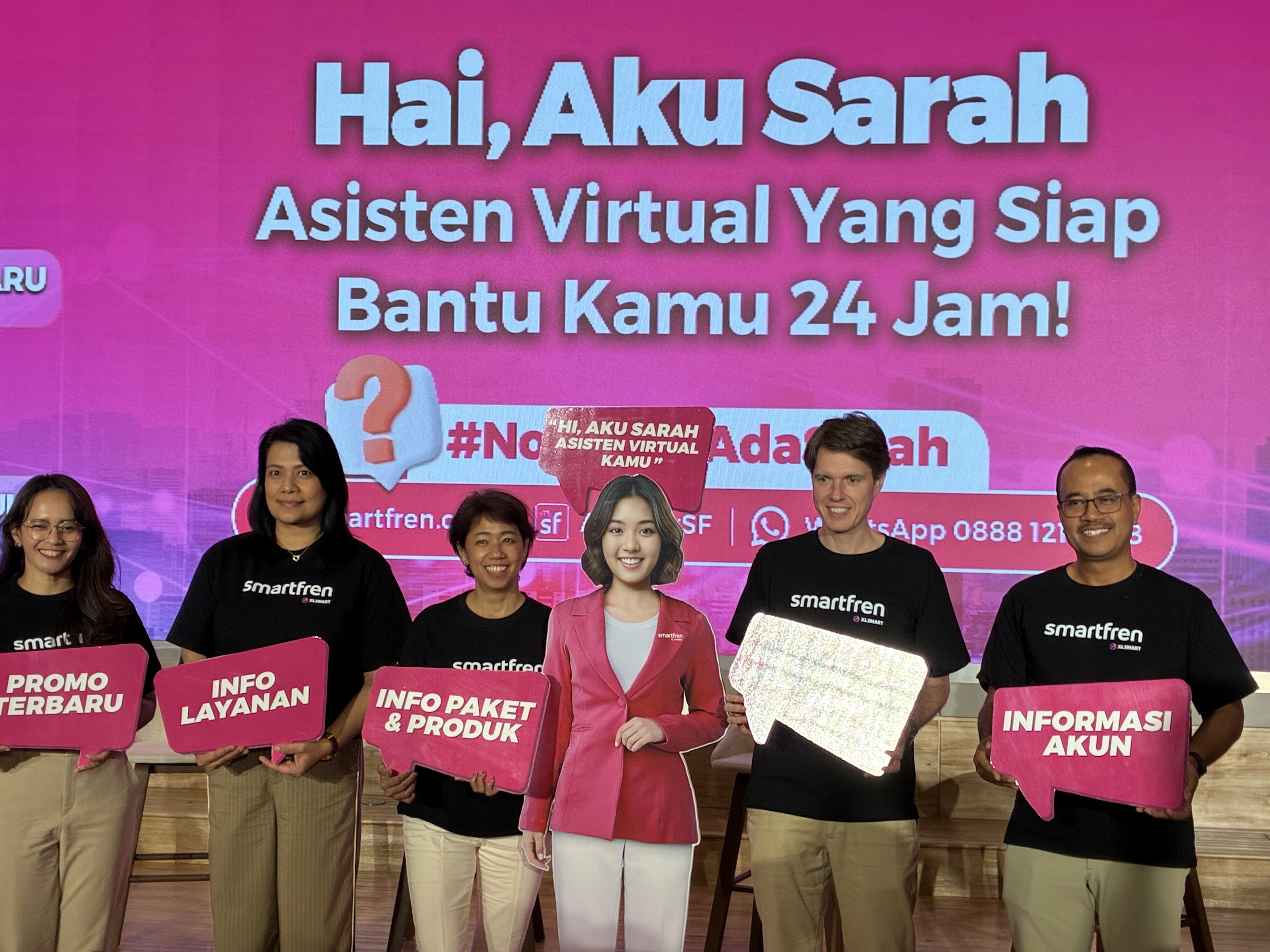 Smartfren Hadirkan Sarah, Asisten AI yang Siap Layani 24/7