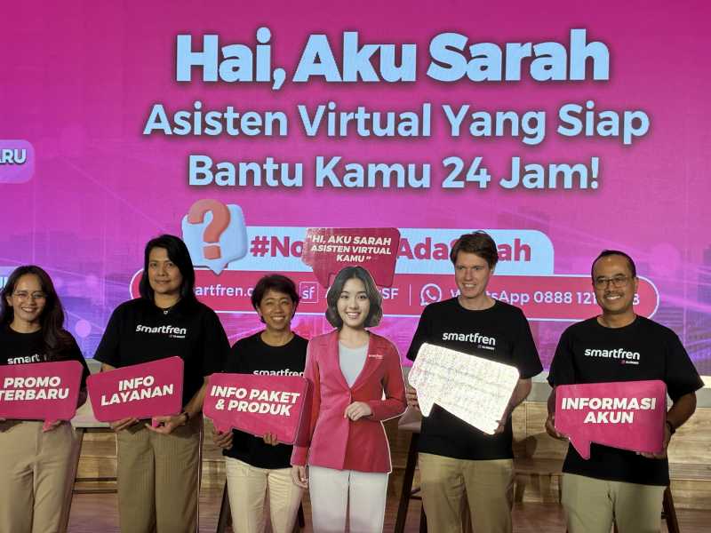 Smartfren Hadirkan Sarah, Asisten AI yang Siap Layani 24/7