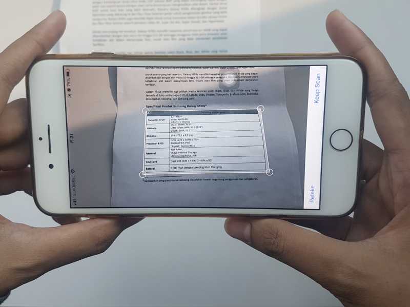 Cara Mudah Scan Dokumen  Pakai Aplikasi  Files di iPhone Uzone