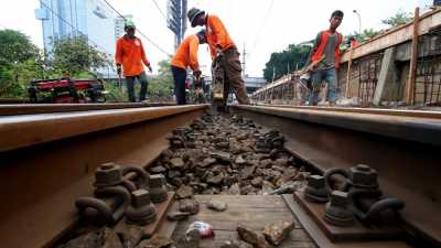 Tim Gabungan Temukan Rel Kereta Retak di Lumajang