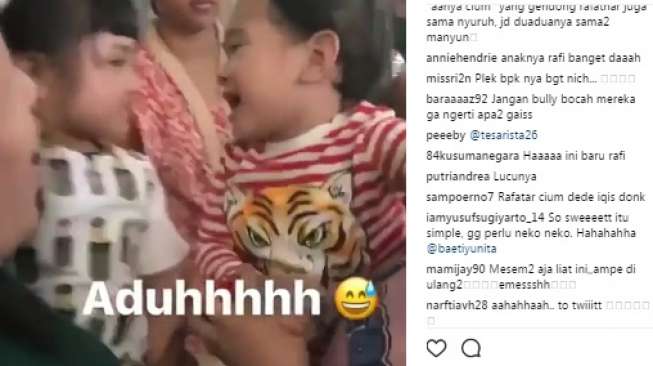 Lucu, Kelakuan Rafathar Sosor Anak Ashanty Lucu, Kelakuan Rafathar Sosor Anak Ashanty