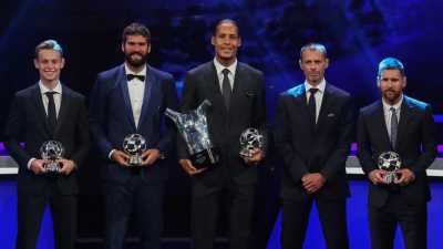 Ronaldo, Messi, dan Van Dijk Nomine Penghargaan The Best FIFA