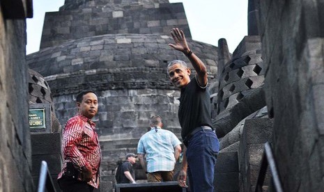Candi Borobudur Jadi Tempat Nostalgia Obama