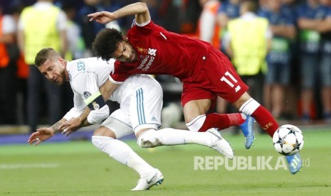 Salah Disebut tidak Marah pada Ramos