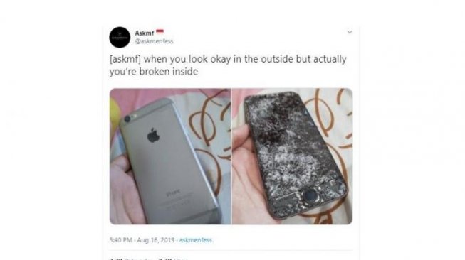 Sedih Layar iPhone Remuk, Warganet Malah Pamer yang Lebih Parah Sedih Layar iPhone Remuk, Warganet Malah Pamer yang Lebih Parah
