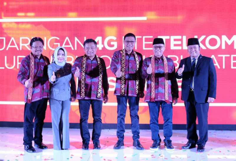  4G Telkomsel Selimuti 154 Ibu Kota Kabupaten Area Sumatera 