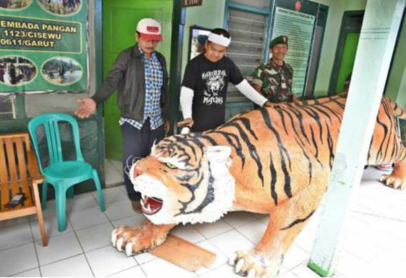 Begini Penampakan Macan yang Gantikan Maung Unyu Cisewu Begini Penampakan Macan yang Gantikan Maung Unyu Cisewu
