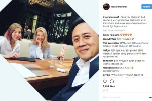 Triawan Munaf kaget dengan keramahan Hyo-yeon SNSD dan PSY Triawan Munaf kaget dengan keramahan Hyo-yeon SNSD dan PSY