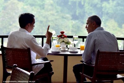 Satu Jam Bertemu Jokowi, Obama Disuguhi Bakso dan Jajanan Pasar