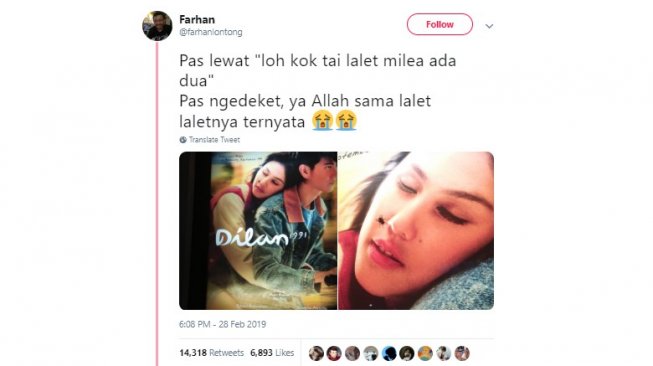Ada yang Aneh dari Poster Film Dilan 1991, Warganet Temukan Ini Ada yang Aneh dari Poster Film Dilan 1991, Warganet Temukan Ini