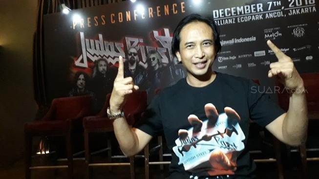 Tatap Wajah dengan Personel Judas Priest, Piyu Padi Kegirangan