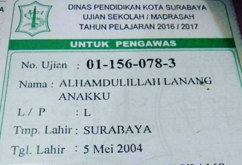 Kisah Seorang Anak Bernama Alhamdulillah Lanang Anakku 