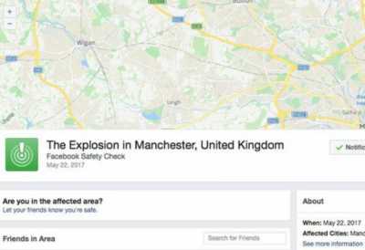  Facebook Aktifkan Safety Check di Lokasi Konser Ariana Grande 