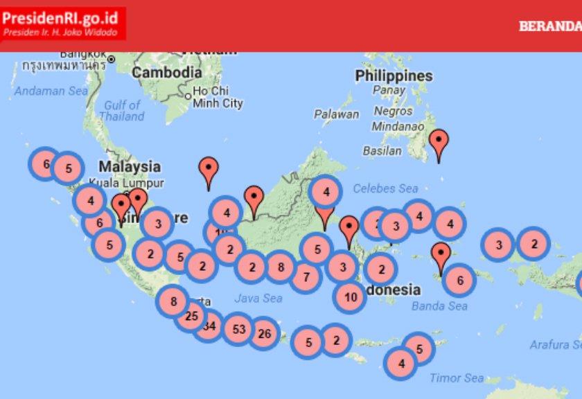  Mau Tahu Lokasi Blusukan Jokowi, Buka Peta Digital Ini 