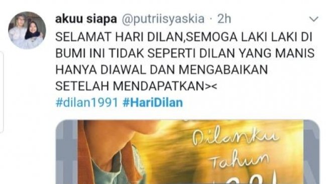 Tagar #HariDilan Ceriakan Lini Masa Twitter