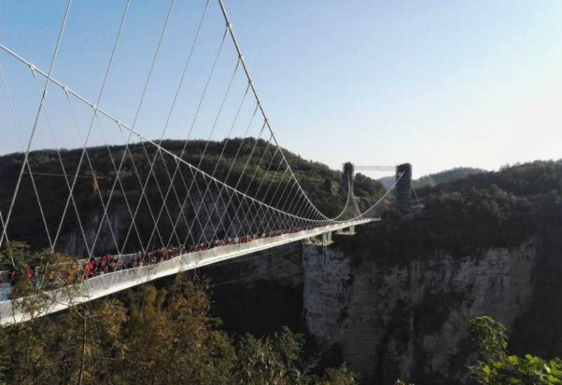 Skywalk Terpanjang di Dunia, Jadi Destinasi Wisata Baru di China Skywalk Terpanjang di Dunia, Jadi Destinasi Wisata Baru di China