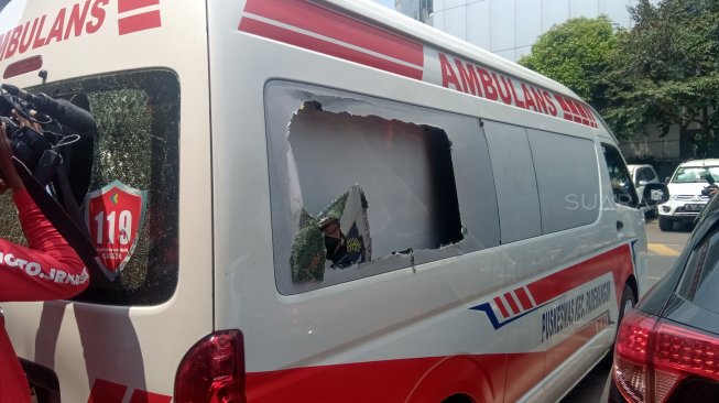 Disebut Bawa Batu Anak STM, Begini Penampakan Ambulans Milik Pemprov DKI Disebut Bawa Batu Anak STM, Begini Penampakan Ambulans Milik Pemprov DKI