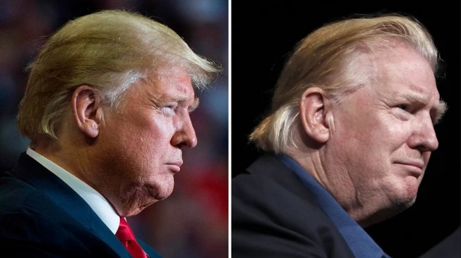 Ganti Gaya Rambut, Poni Lempar Donald Trump Dipuji Netizen Ganti Gaya Rambut, Poni Lempar Donald Trump Dipuji Netizen