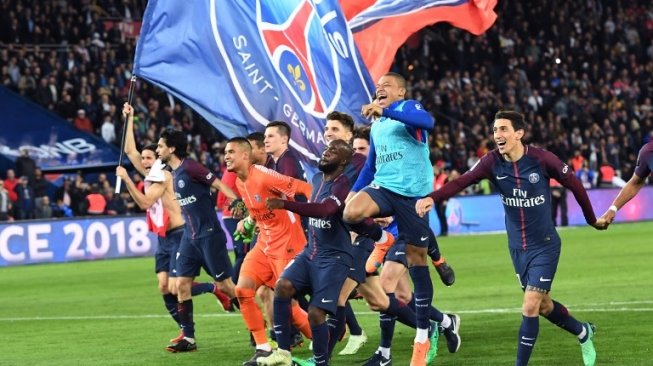 PSG Kunci Gelar Juara Liga Prancis 2018/2019 meski Belum Main di Pekan 33 PSG Kunci Gelar Juara Liga Prancis 2018/2019 meski Belum Main di Pekan 33