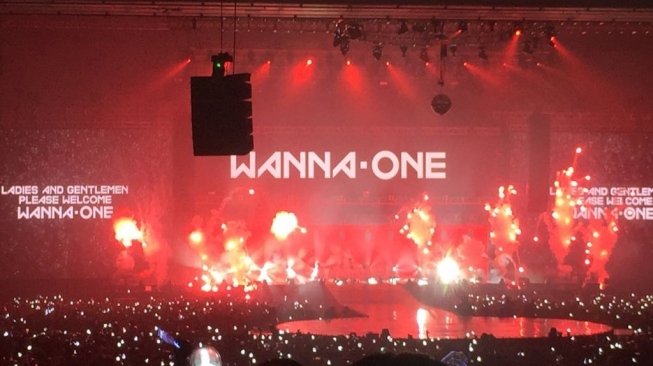 Pesona Konser Wanna One Bius Wannable Indonesia