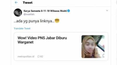 Unggah Berita Video Porno di Twitter, Iwan Fals: Ada yang Punya Linknya