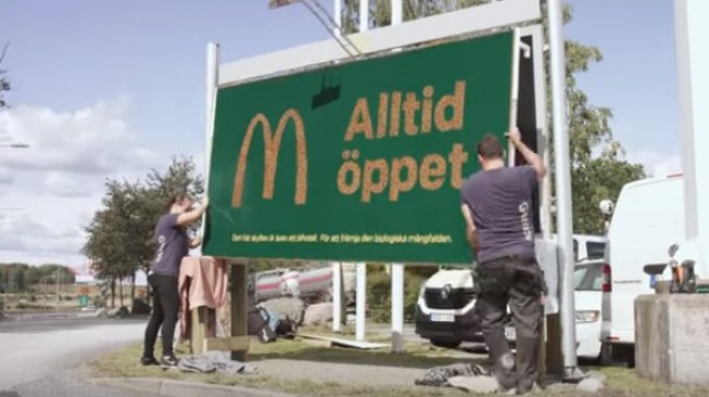 Wow, McDonalds Ciptakan Papan Iklan Sekaligus Hotel untuk Lebah