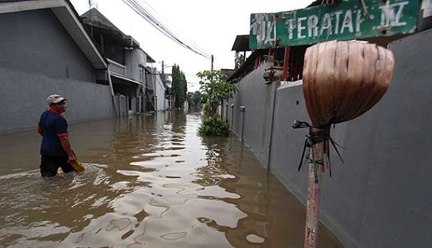 Banjir Meluas di Bekasi, Sejumlah Perumahan Terendam Banjir Meluas di Bekasi, Sejumlah Perumahan Terendam