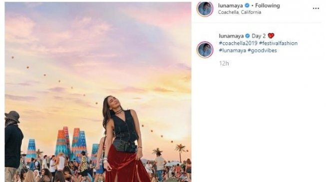 Tas Luna Maya di Coachella, Harganya Bikin Spontan Bilang Wah Gila