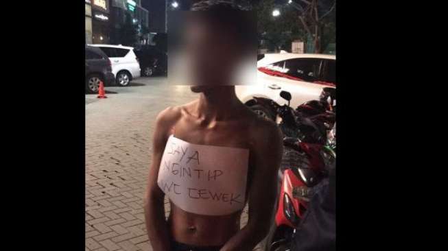 Intip Perempuan di Toilet, OB Restoran Dihukum Seperti Ini Intip Perempuan di Toilet, OB Restoran Dihukum Seperti Ini