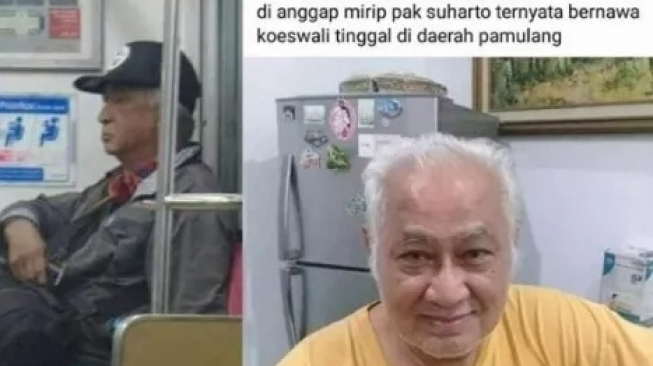 Koeswali, Pria Mirip Soeharto yang Viral di Media Sosial Koeswali, Pria Mirip Soeharto yang Viral di Media Sosial