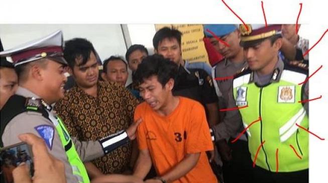 Viral, Polisi Ganteng di Samping Adi Saputra Jadi Perbincangan Netizen !