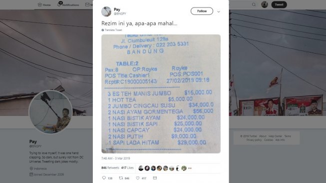 Makan di Restoran Bandung Ini Habis Rp 3 Miliar, Kok Bisa?