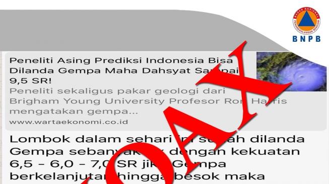 Polisi Identifikasi 4 Penyebar Hoaks Gempa Palu