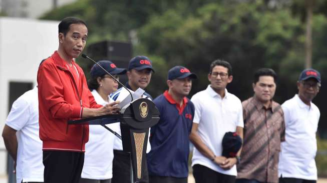 Dengan Mengucap Bismillah, Jokowi Resmikan 4 Venue Asian Games