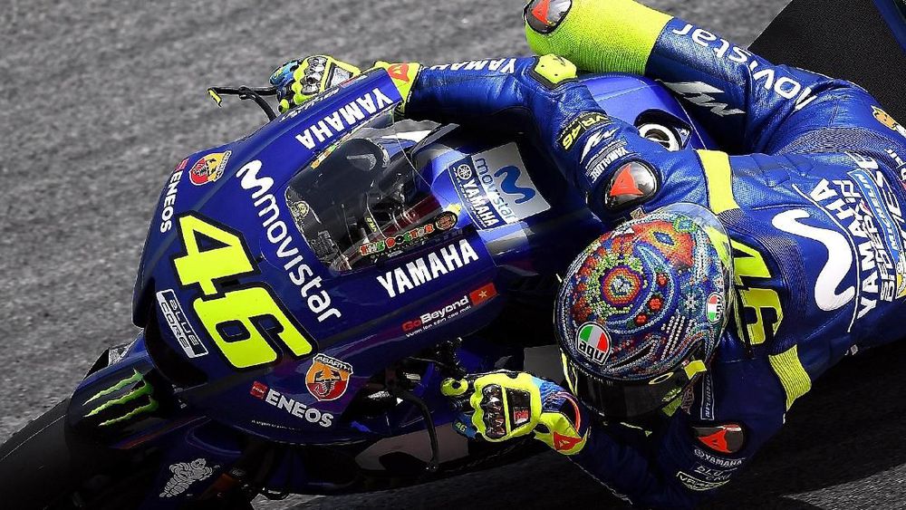 Valentino Rossi Catat Hasil Buruk di Tes MotoGP Thailand