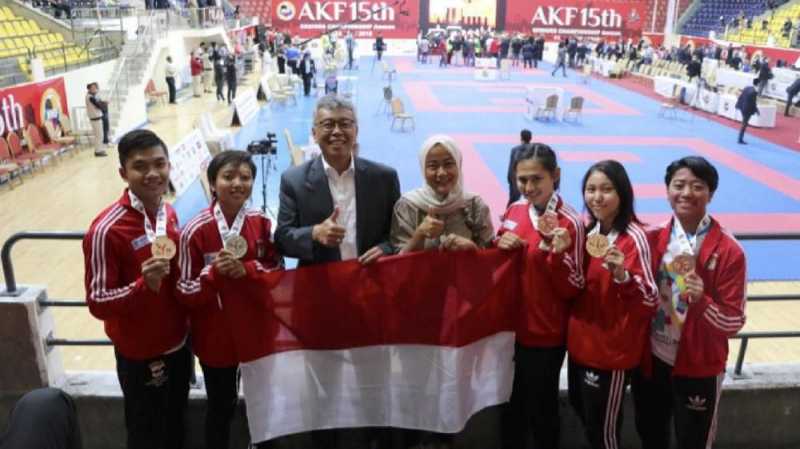Indonesia Raup 5 Medali Kejuaraan Karate Asia di Yordania Indonesia Raup 5 Medali Kejuaraan Karate Asia di Yordania