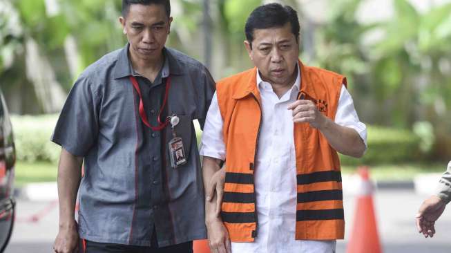 Setya Novanto Klaim Pingsan Usai Tabrakan dengan Tiang Listrik