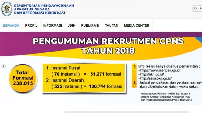 Jangan Gunakan Smartphone untuk Isi Pendaftaran CPNS 2018! Jangan Gunakan Smartphone untuk Isi Pendaftaran CPNS 2018!